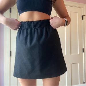 J. Crew Black Mini Skirt Size 8